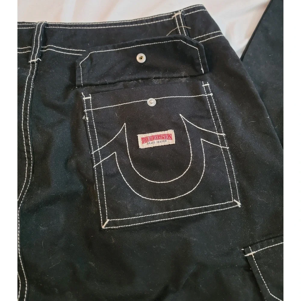True Religion button from